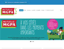 Tablet Screenshot of mutuellemgpa.com